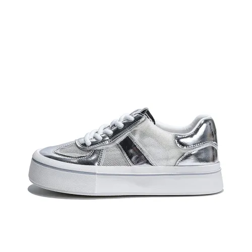 Junjali Slip-resistant Abrasion-resistant Breathable Low-Top Skateboard Shoes Women's Junjali Противоскользящие Устойчивые к износу Дышащие Низкие Кроссовки для скейтбординга Женские