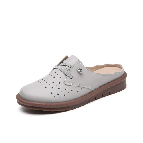 Reivanti противоскользящие домашние тапочки для женщин серые