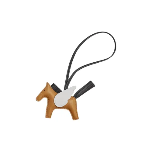 HERMES Кожа Подвески Унисекс Коричневый