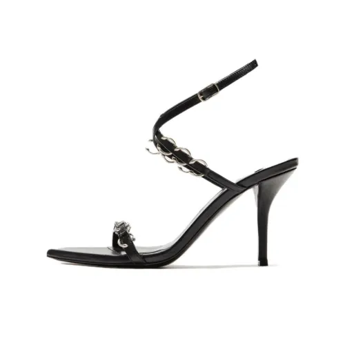 Miaou RENO x GIA BORGHINI One Ремешок Сандалии Женские Черные