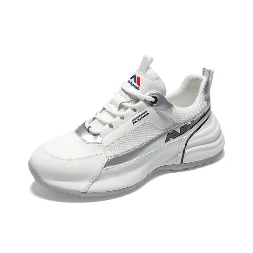 KOLUMB Slip Водонепроницаемый Низкий Топ Кэжуал Мужской Белый Серый