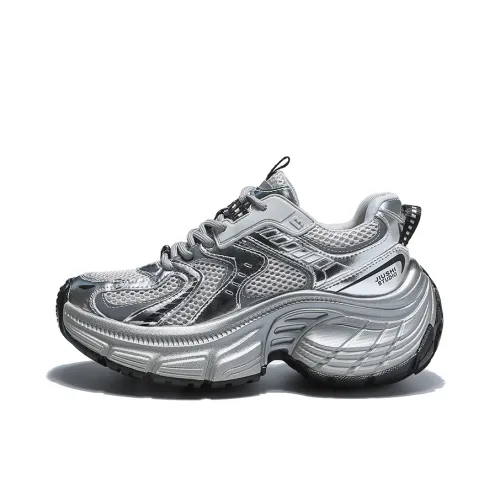 BDED Дышащие Кроссовки с Низким Верхом и Толстой Подошвой для Увеличения Высоты Женские