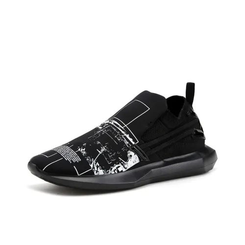 NORVINCY Противоскользящий Устойчивый к истиранию Дышащий Низкий Топ Повседневная Обувь Унисекс Черный