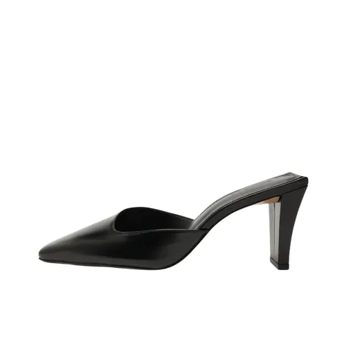 Schutz Домашние тапочки 8 см Женские Черные