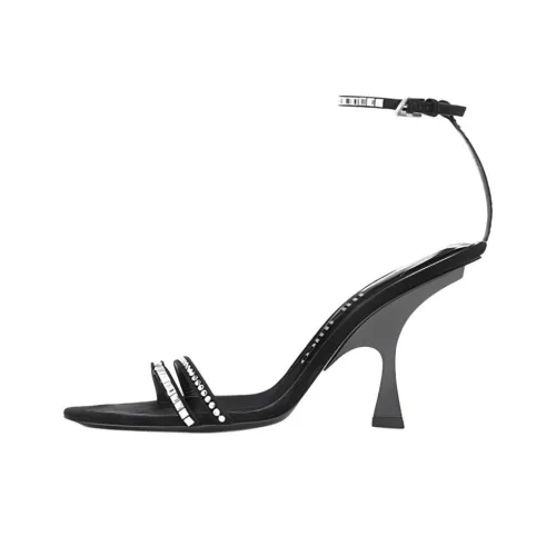 The Attico One Ремешок Сандалии 9,5 см Женские Черные