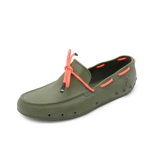 Cacatoès Пляжные сандалии Хаки & Апельсин Кружево Вверх Мужской