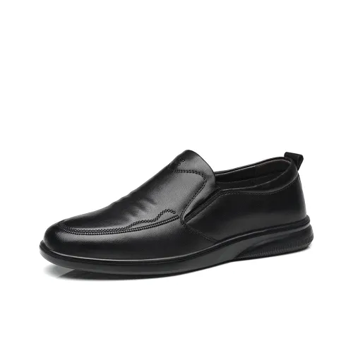 FANKE8°DU Повседневные кожаные туфли низкие черные мужские