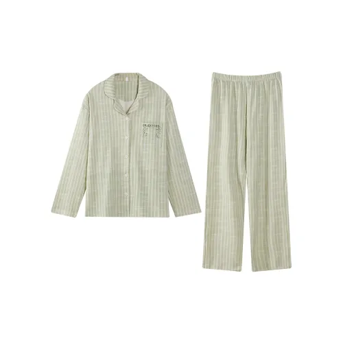 FOREVER 21 Пижамный комплект женский светло-зеленый