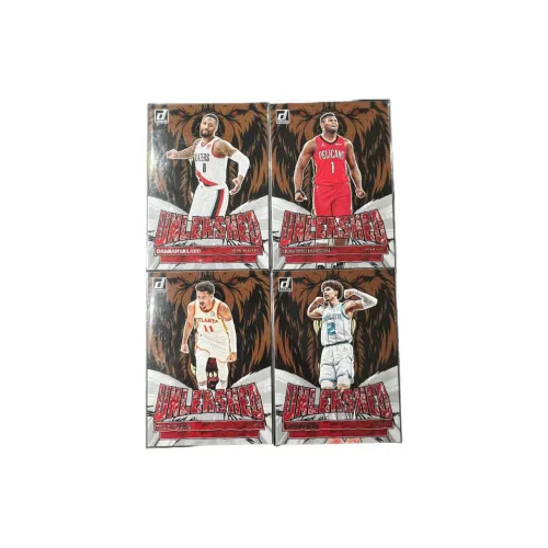 PANINI Лиллард ZION Trae Young Triple Ball Lion Roar Teca Completion Set Rare Card Спортивные карты 4 шт