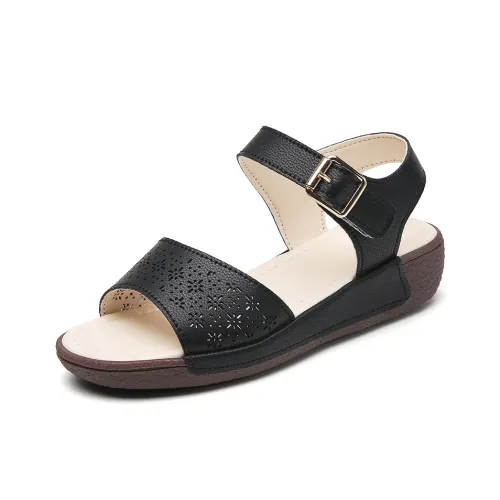 Reivanti One Ремень Сандалии 4CM Женские Черный