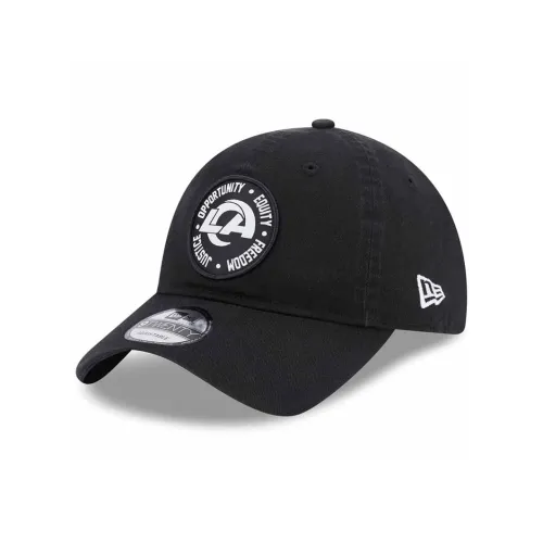 New Era Хлопковые кепки унисекс черные