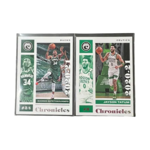 Панини Татум Celtics Bucks Буква Bro Редкая Спортивная Карта Спортивные Карты 2 шт