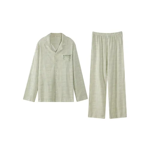 FOREVER 21 Пижамный комплект Мужской Светло-зеленый