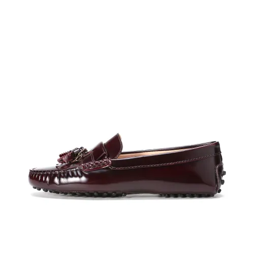 TOD'S Повседневные кожаные туфли женские