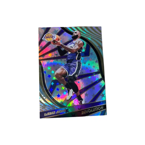 PANINI 2021 2022 Сезон LeBron James Lakers Revolution Collection Astro Fold Stars Fold Игрок Card пройдет Through