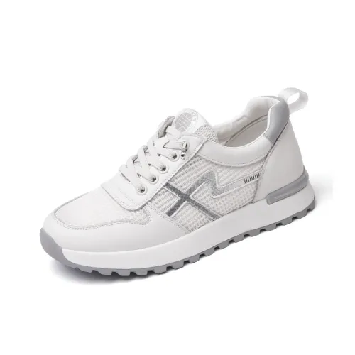 Cigna Износостойкий Дышащий Легкий Низкий Топ Casual Женский Белый Серый