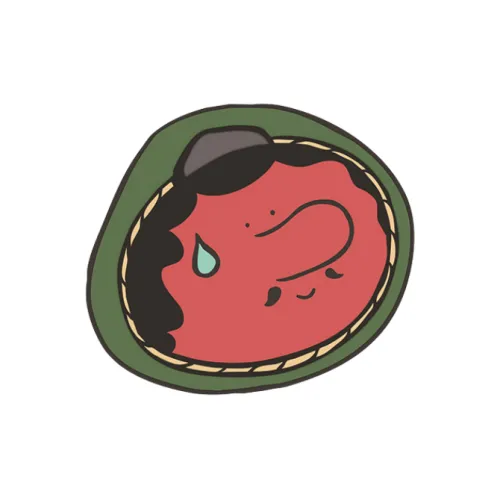 Grand Art Museum Hundred Demons Night Parade Luck Collection Large Head Brooch Refrigerator Наклейка Значки