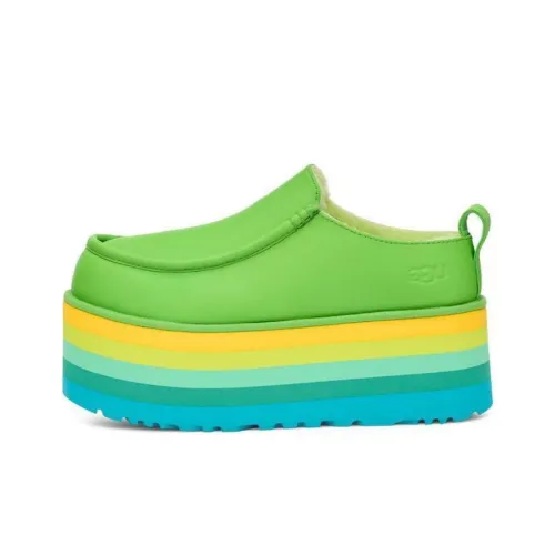 UGG Амортизация Низкий Топ Повседневная Обувь Унисекс Зеленый