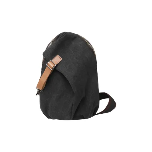 Techson Холст Одно Плечо Сумка через плечо Sling Сумка Стандартная Унисекс Белый Хаки Черный Серый