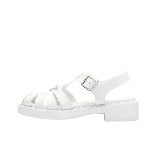 PRADA Римские сандалии Женские Белые