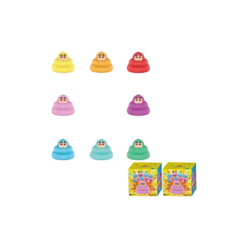52TOYS Карандаш SHIN Chan Персонажи Poop PAT Light Collection Слепые коробки Один Mystery Коробка Целая коробка 8 шт