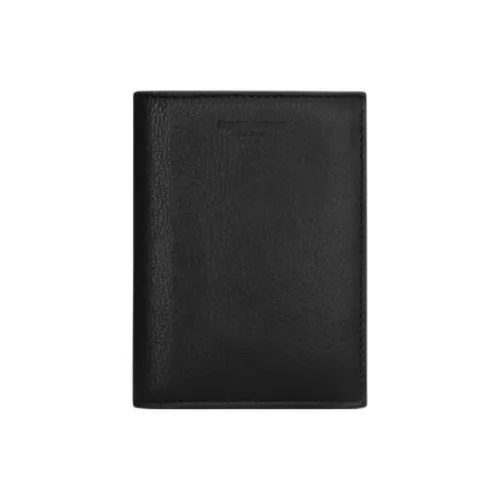 SAINT LAURENT Париж Телячья кожа Кошелек Мужской Черный