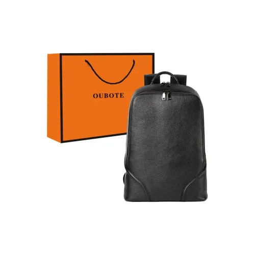 OUBOTE Тело Коровья Кожа Carry Рюкзак Стандартный Мужской Черный