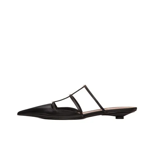 Valentino Rockstud Домашние тапочки Женские Черные