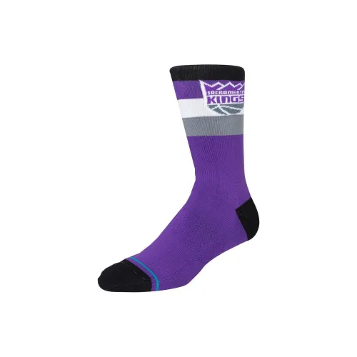 NBA Sacramento Kings Sacramento Kings Stance Crew Баскетбольные носки Мужской 1 упаковка Фиолетовый