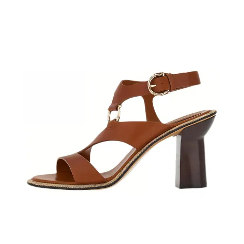 FERRAGAMO One Ремень Сандалии Женские Коричневый