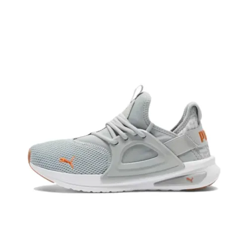 PUMA Softride Enzo Evo Slip-Resistant Abrasion-Resistant Low-Top Беговые кроссовки Мужские Серые