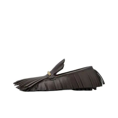 TOD'S Gommino Женские повседневные туфли Коричневый Женские
