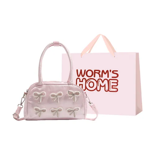 Worm's Home Сумка из искусственной кожи стандартная женская розовая