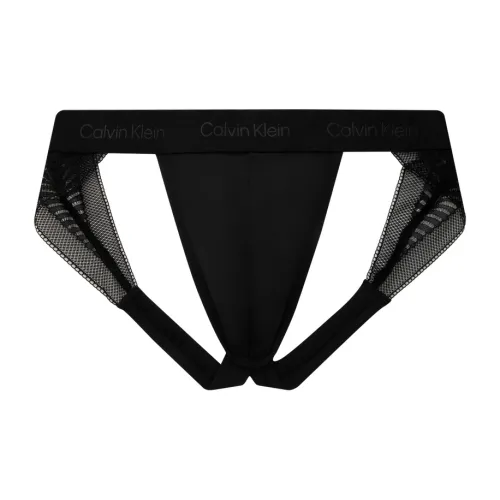 Calvin Klein UB1 Космический Черный Мужской Стринг