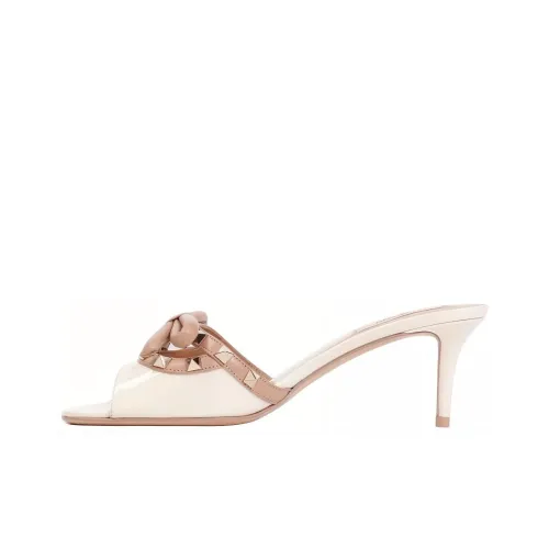 Valentino Слипоны Женские Бежевые