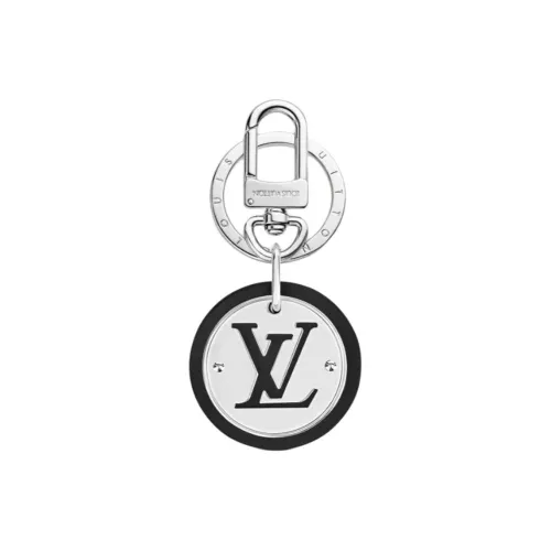 LOUIS VUITTON Телячья кожа Металлические брелоки Мужской Серебряный