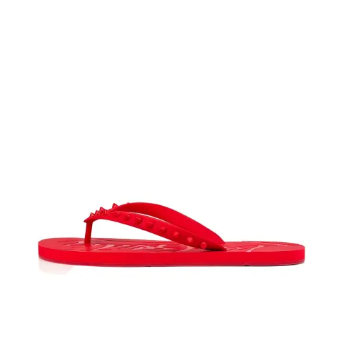 Christian Louboutin Шлепанцы Red Men's