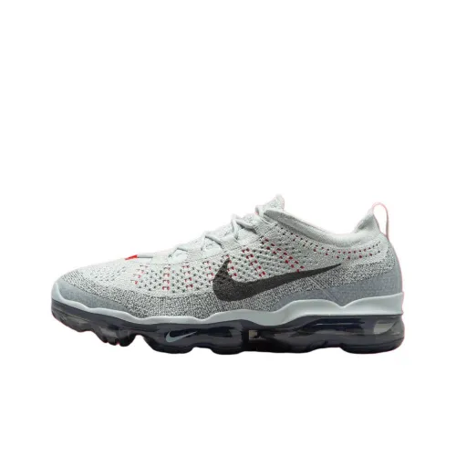Nike VaporMax 2023 Устойчивые к истиранию низкие беговые кроссовки для бега Unisex Light Серый