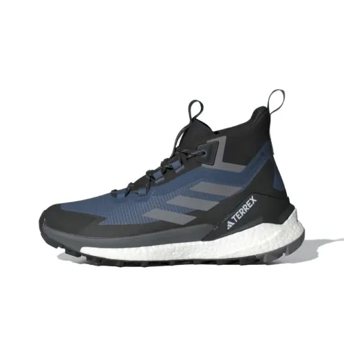 adidas TERREX FREE HIKER 2,0 Противоскользящий устойчивый к истиранию высокий топ походная обувь для мужчин темно-синий