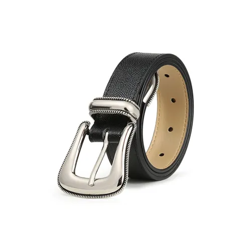 TUCANO Ремни из коровьей кожи женские черные ширина 2,9 см