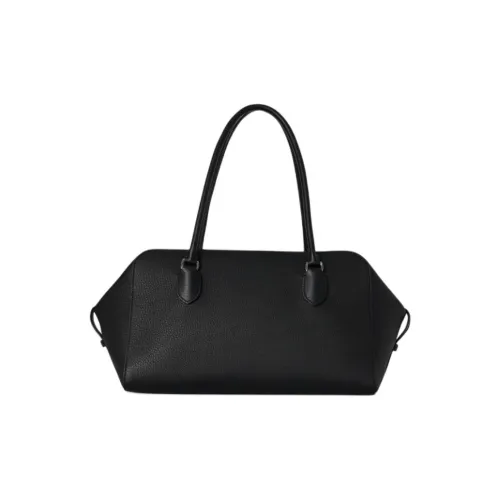 THE ROW Сумка для боулинга из телячьей кожи женская черная