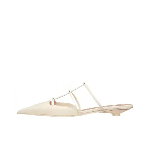 Valentino ROCKSTUD WISPY Домашние тапочки Женские Белые