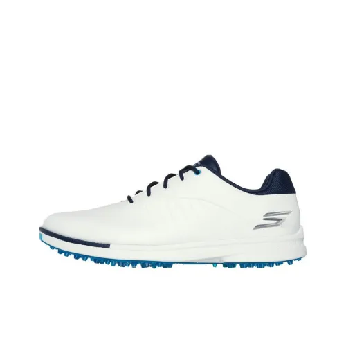 Skechers Go Golf Collection Низкие Топы Мужская Обувь для Гольфа Белый Синий