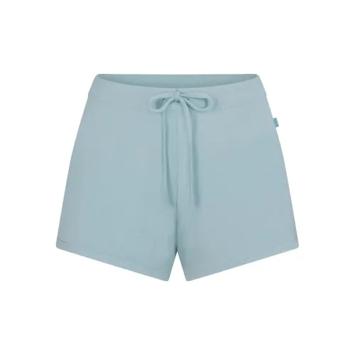 SKIMS Короткий сон пижамные штаны женские небесно-голубой