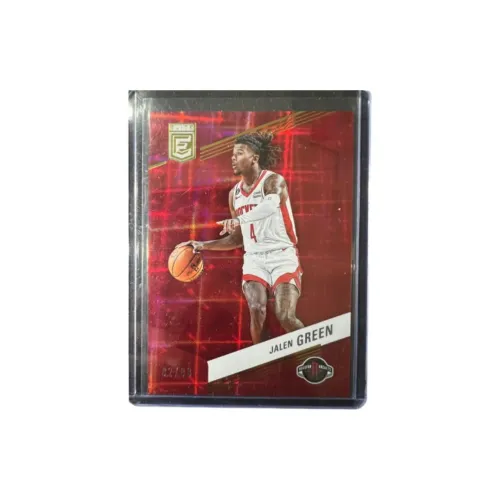 Панини Рокетс Джейлен Грин Красный Фолд 99 шт Редкая Спортивная Карта 1 шт