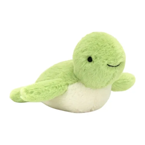 JELLYCAT Ocean Series Furry Sea Черепаха Куклы Плюшевая кукла 7 см Высота в сидячем положении