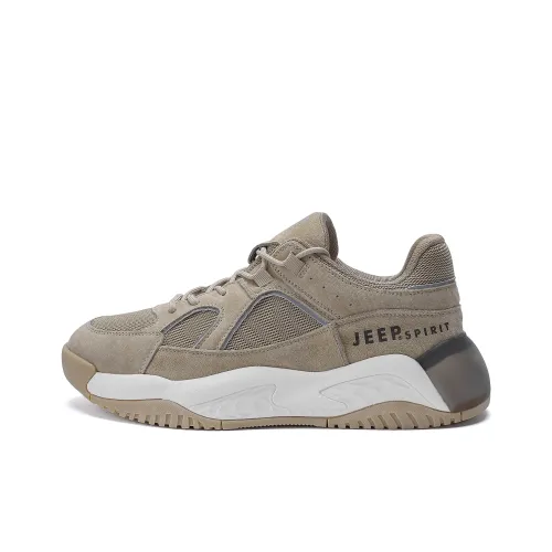 JEEP SPIRIT Устойчивый к истиранию Увеличивающий высоту Низкий Топ Тяжелая подошва Мужские Песчаник
