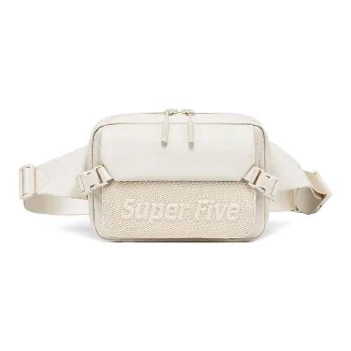Super Five Нейлон Oxford Polyester Banane Сумка через плечо Унисекс Черный Серый Синий Экрю
