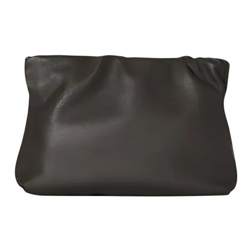 THE ROW Телячья кожа Клатч Женские Коала-серый