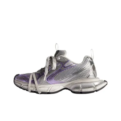 Balenciaga 3XL Низкий Топ Повседневная Обувь Женская Фиолетовая